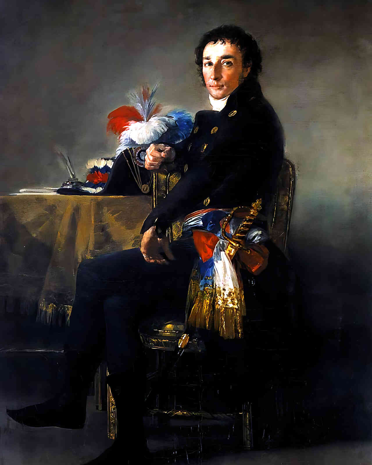 Portrait of Ferdinand Guillemardet Painting by Francisco Goya 8x10" Art Print