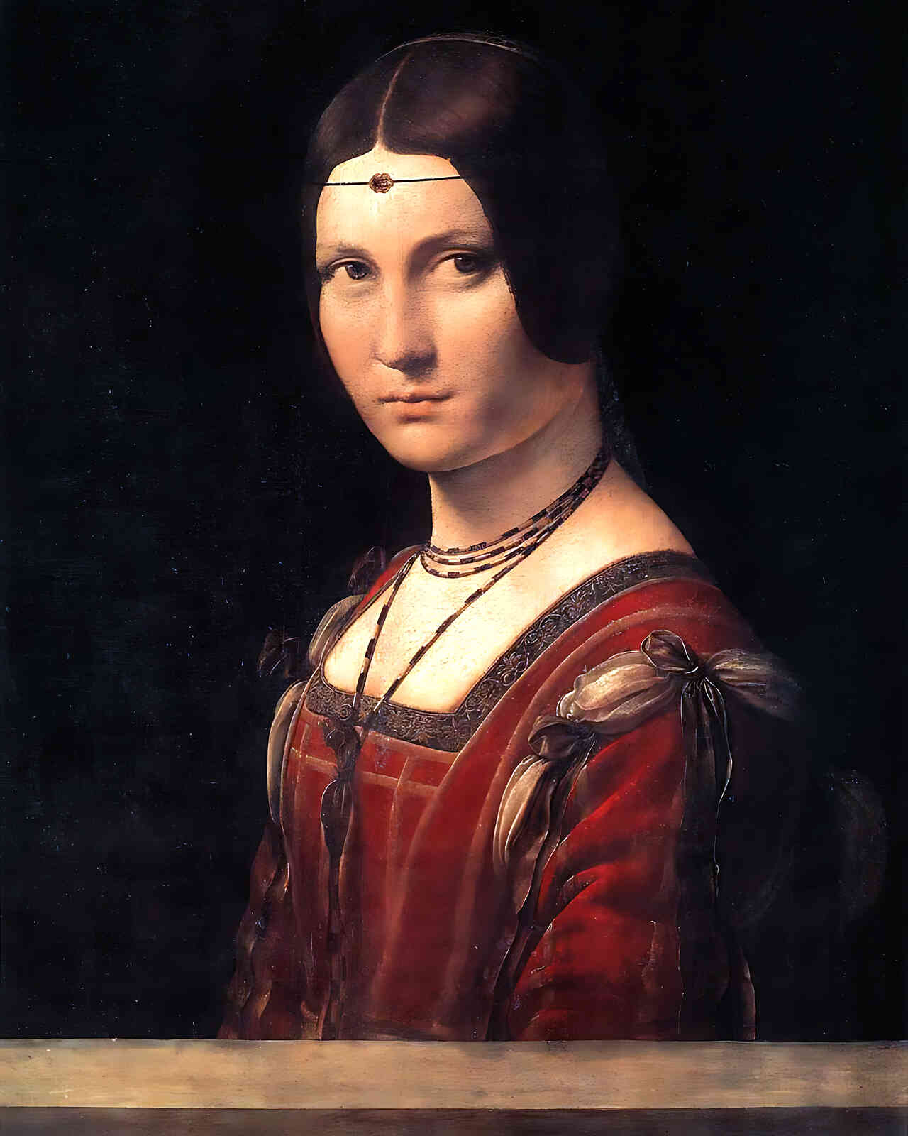 Portrait of an Unknown Woman (La Belle Ferroniere) 8x10" Print (Archival Paper)