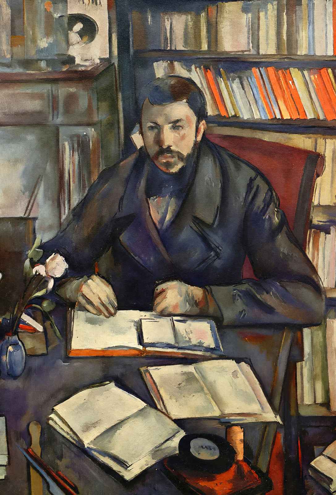 Portrait of Gustave Geffroy 1895 Painting by Paul Cezanne Art Print (6 Sizes)