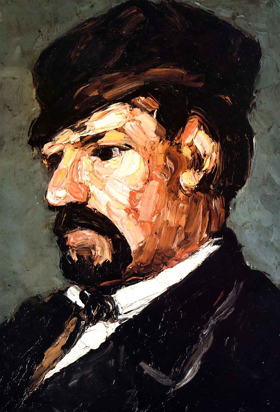 Portrait of Uncle Dominique Art Print 1866 Painting by Paul Cezanne (6 Sizes)