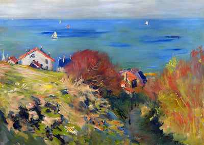 Pourville Art Print 1882 Painting by Claude Monet (6 Sizes) - Restored