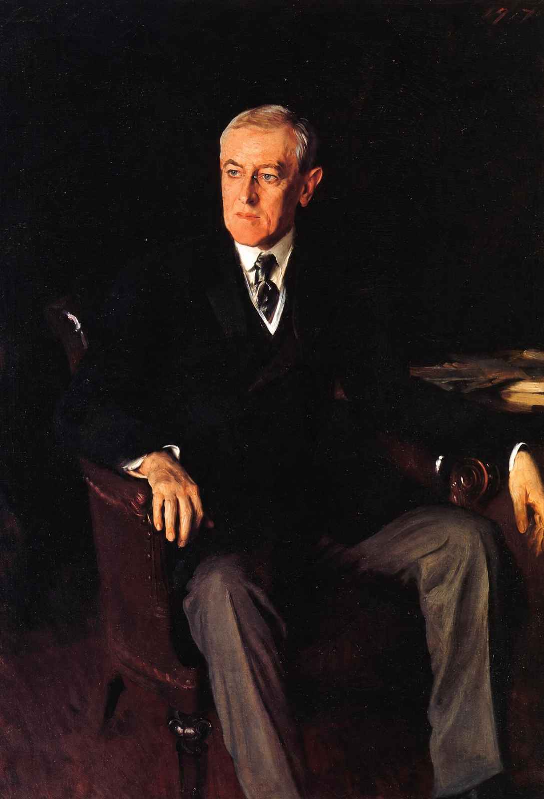 President Woodrow Wilson Art Print 1917 by John Singer Sargent (6 Sizes)