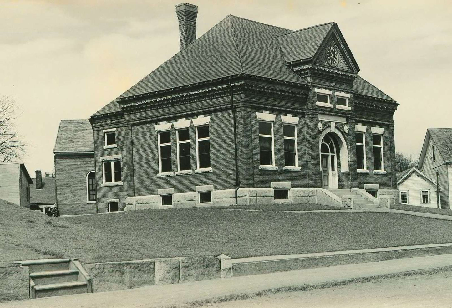 Public Library Meredith NH in 1905 Vintage Print (7 Sizes) - Enhanced