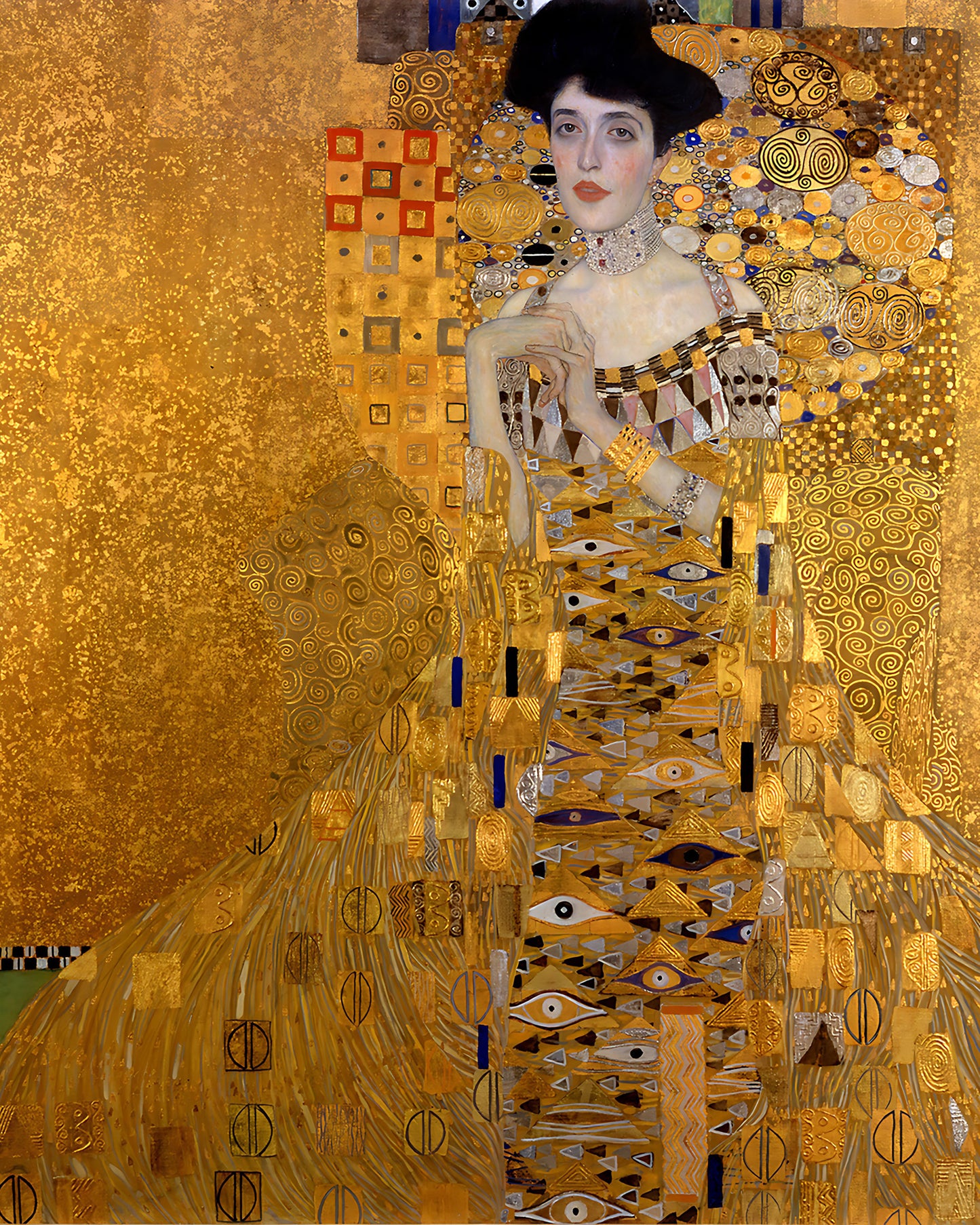Portrait of Adele Bloch-Bauer I (Woman in Gold) 8x10" Art Print