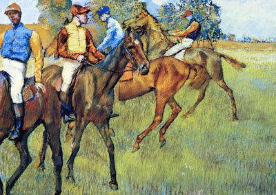 Race Horses 1873 Painting by Edgar Degas Art Print (6 Sizes) - Acid Free
