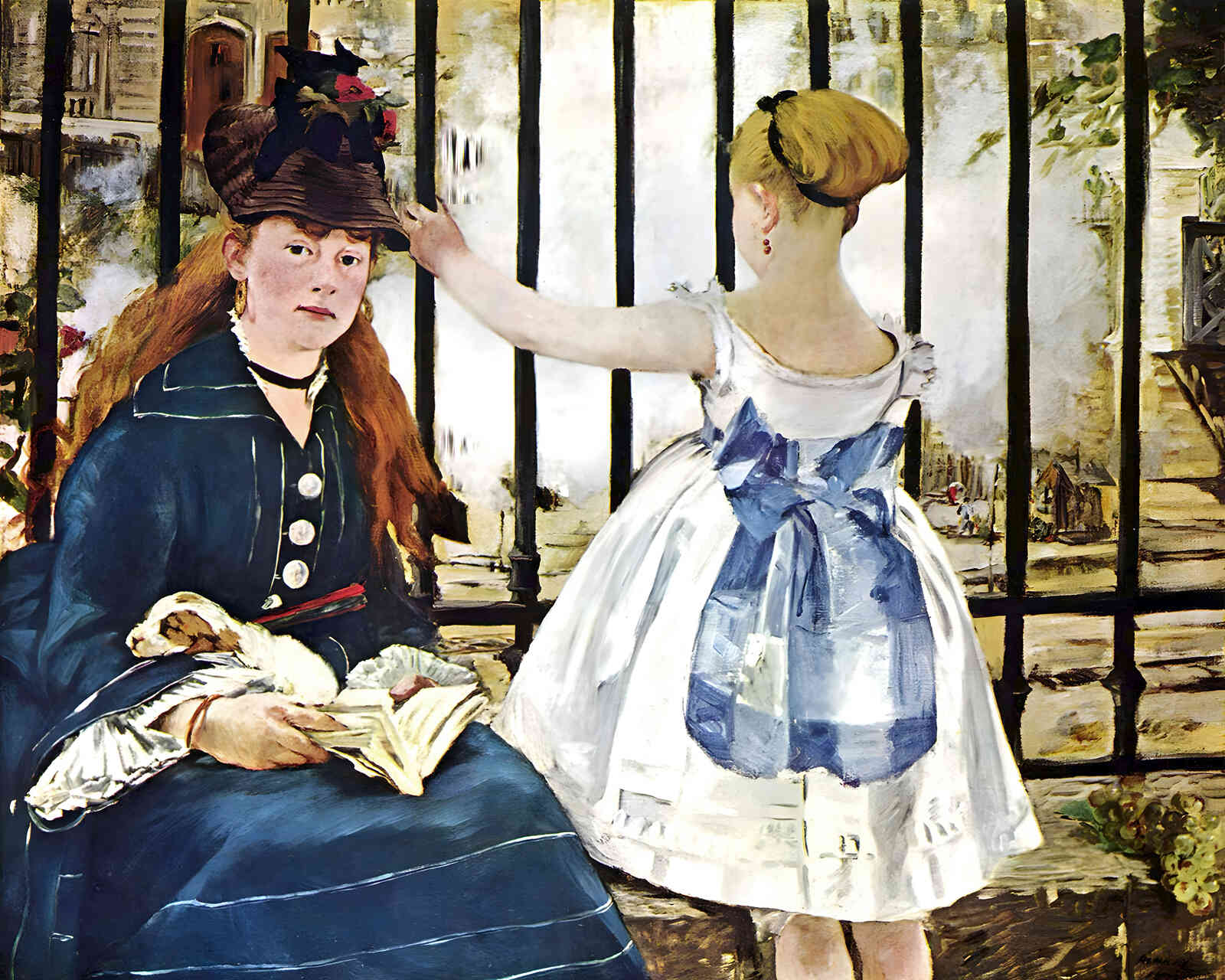 Railway 1873 Painting by Edouard Manet 8x10" Art Print