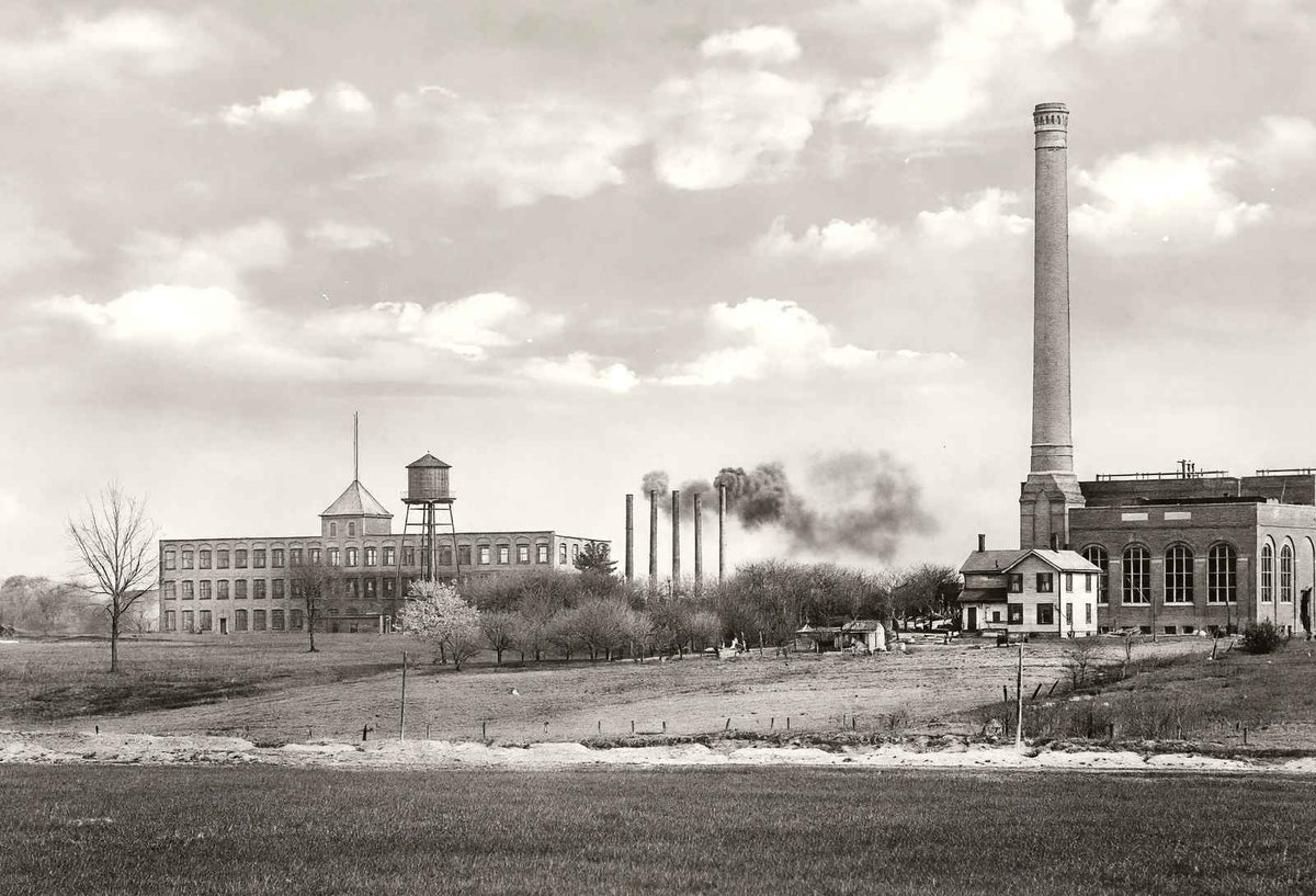 Cleveland Worsted Mills Co. Stack Ravenna Ohio 1906 Vintage Print (7 Sizes)