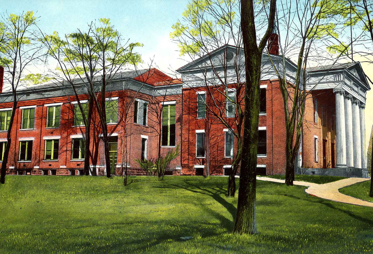 Rayen School Youngstown Ohio in 1907 Vintage Print (7 Sizes) - High Quality