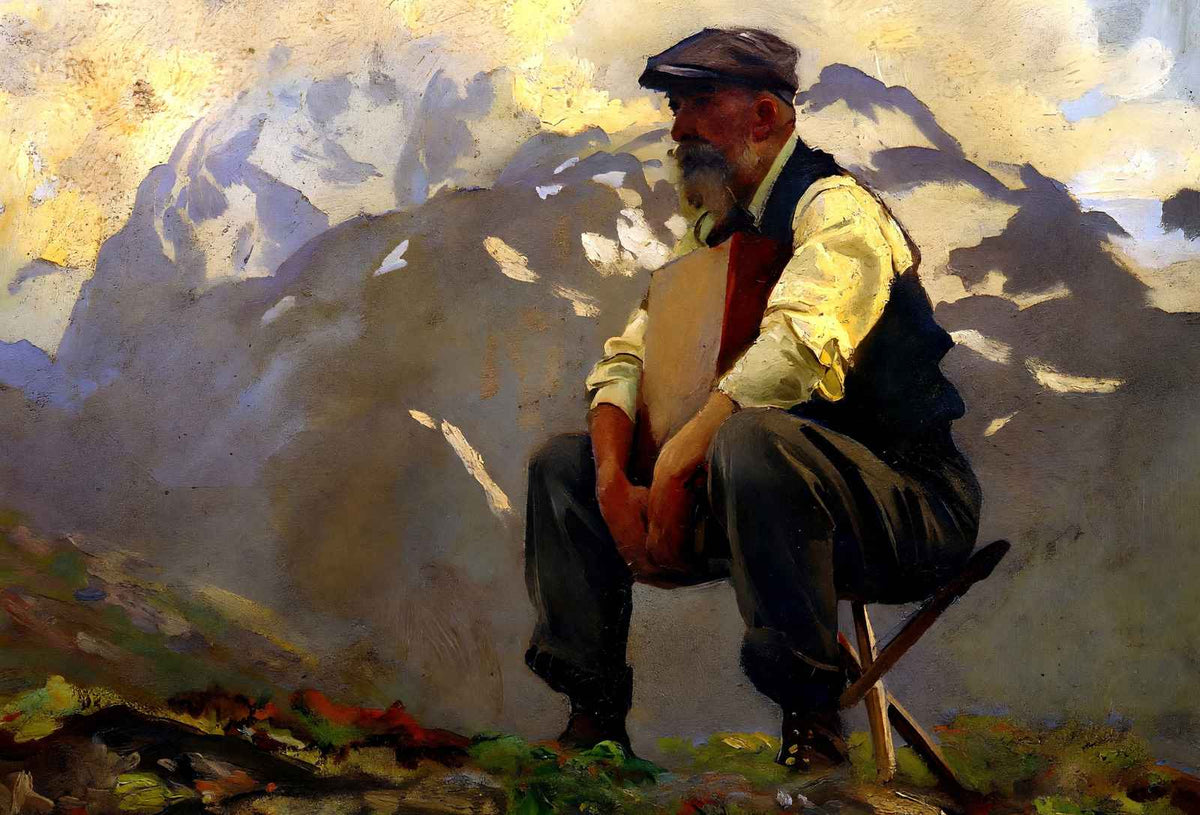 Reconnoitering Fine Art Print 1911 Painting by John Singer Sargent (6 Sizes)