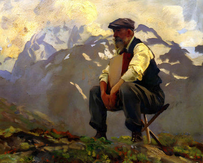 Reconnoitering 1911 Painting by John Singer Sargent 8x10" Art Print