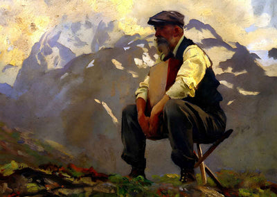 Reconnoitering Fine Art Print 1911 Painting by John Singer Sargent (6 Sizes)