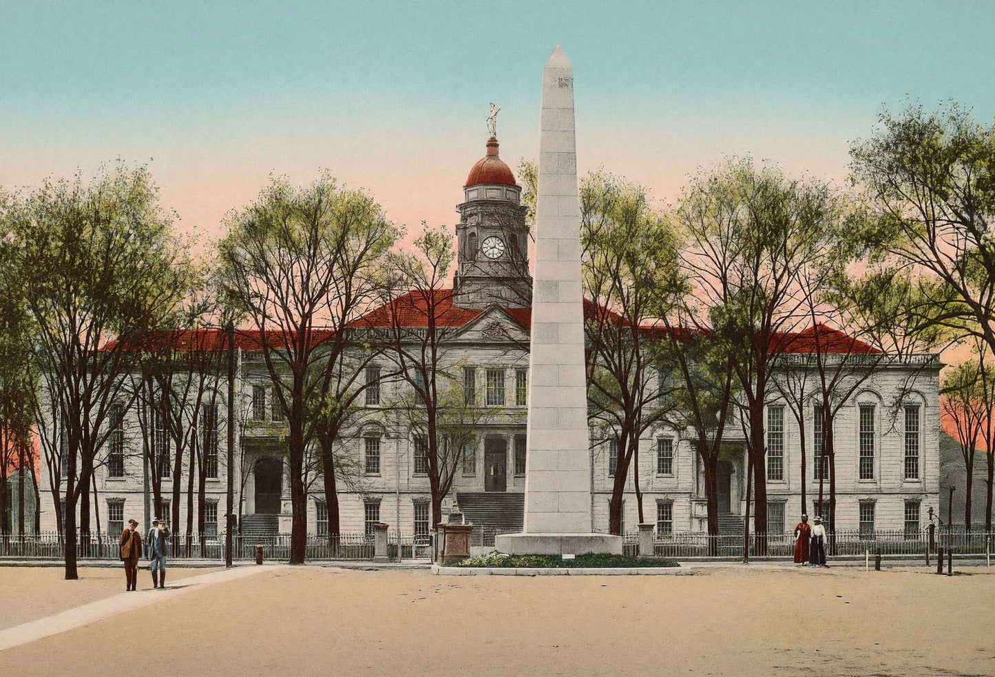 Richmond County Court House Augusta GA in 1907 Vintage Print (7 Sizes)