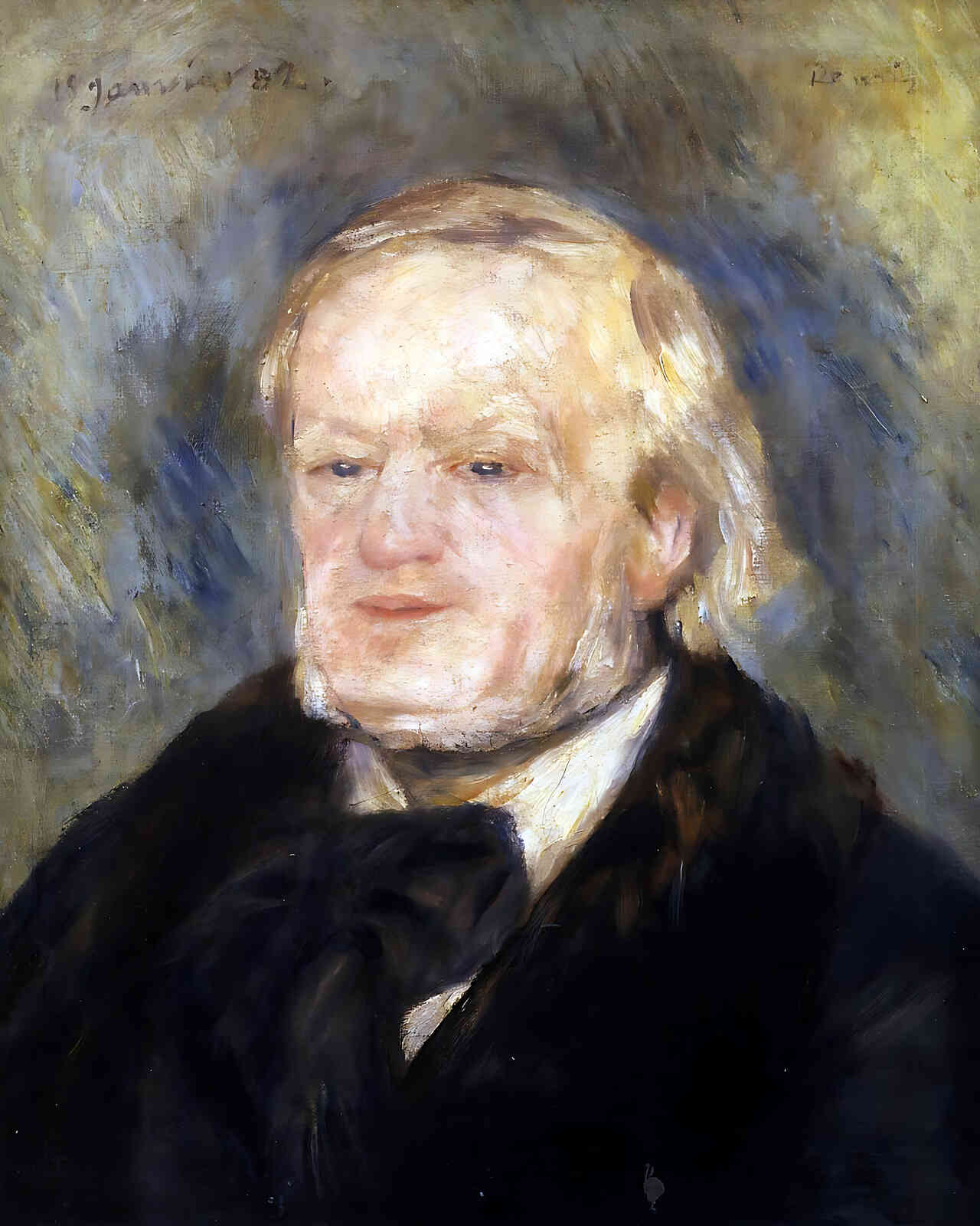 Richard Wagner Painting by Pierre-Auguste Renoir 8x10" Art Print - Restored
