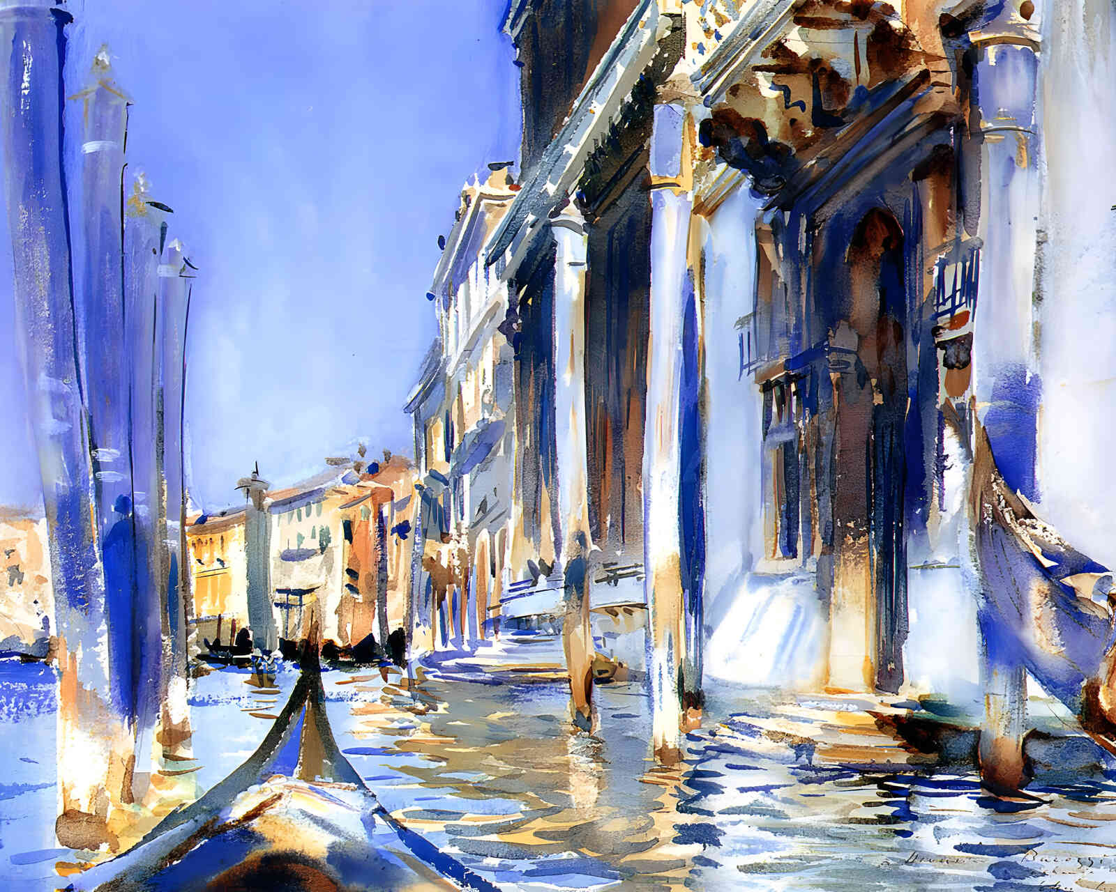 Rio Dell Angelo 1902 Painting by John Singer Sargent 8x10" Art Print