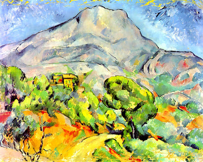 Road Near Mont Sainte-Victoire Painting by Paul Cezanne 8x10" Art Print