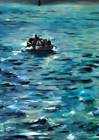 Rochefort's Escape Art Print 1881 Painting by Edouard Manet (6 Sizes)