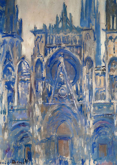 Rouen Cathedral, Study of the Portal 1892 by Claude Monet Art Print (6 Sizes)