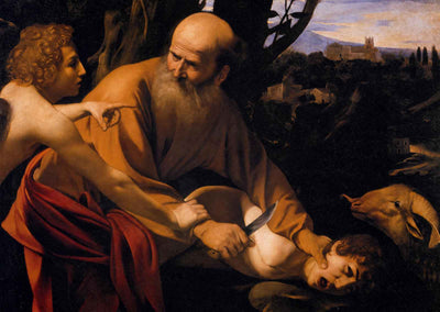 Sacrifice of Isaac 1602 Painting by Caravaggio Art Print (6 Sizes)