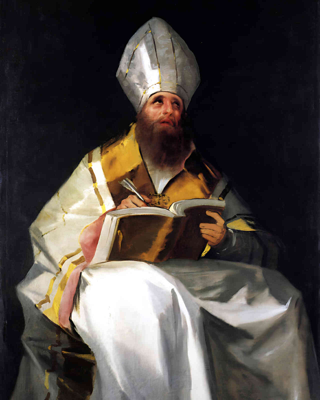 Saint Ambrose Painting by Francisco Goya 8x10" Art Print - Premium Quality