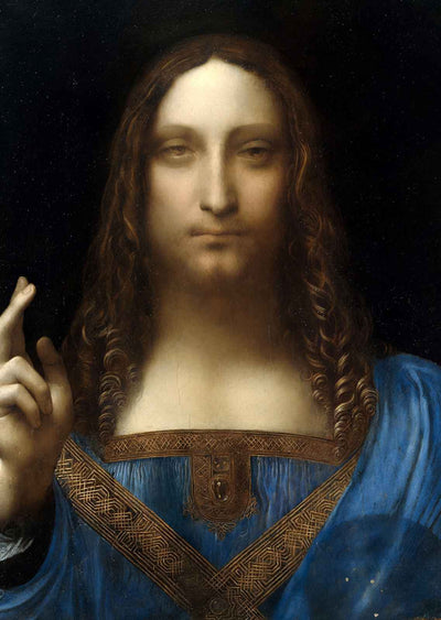 Salvator Mundi Art Print Painting by Leonardo da Vinci (6 Sizes) - Jesus