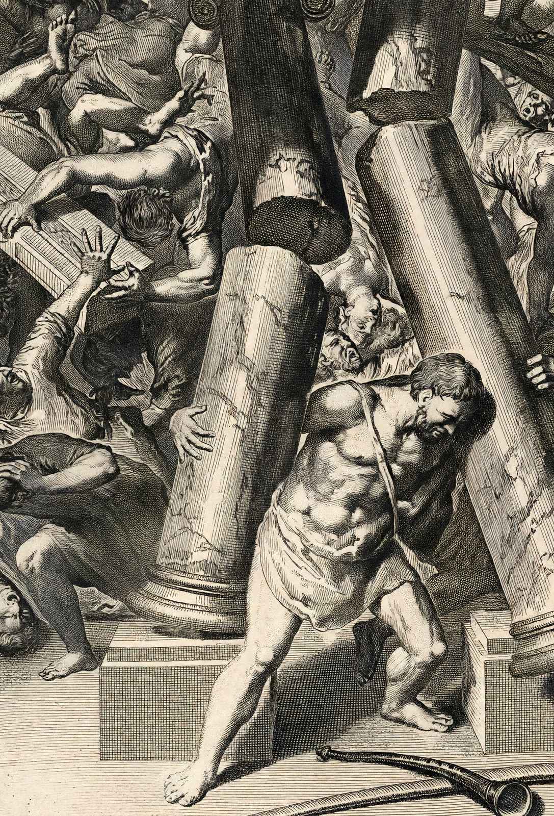 Samson Strengthen Me Once More Bible Art Reproduction Fine Art Print (6 Sizes)