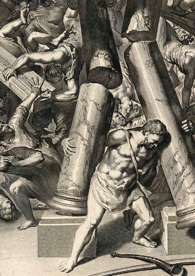Samson Strengthen Me Once More Bible Art Reproduction Fine Art Print (6 Sizes)