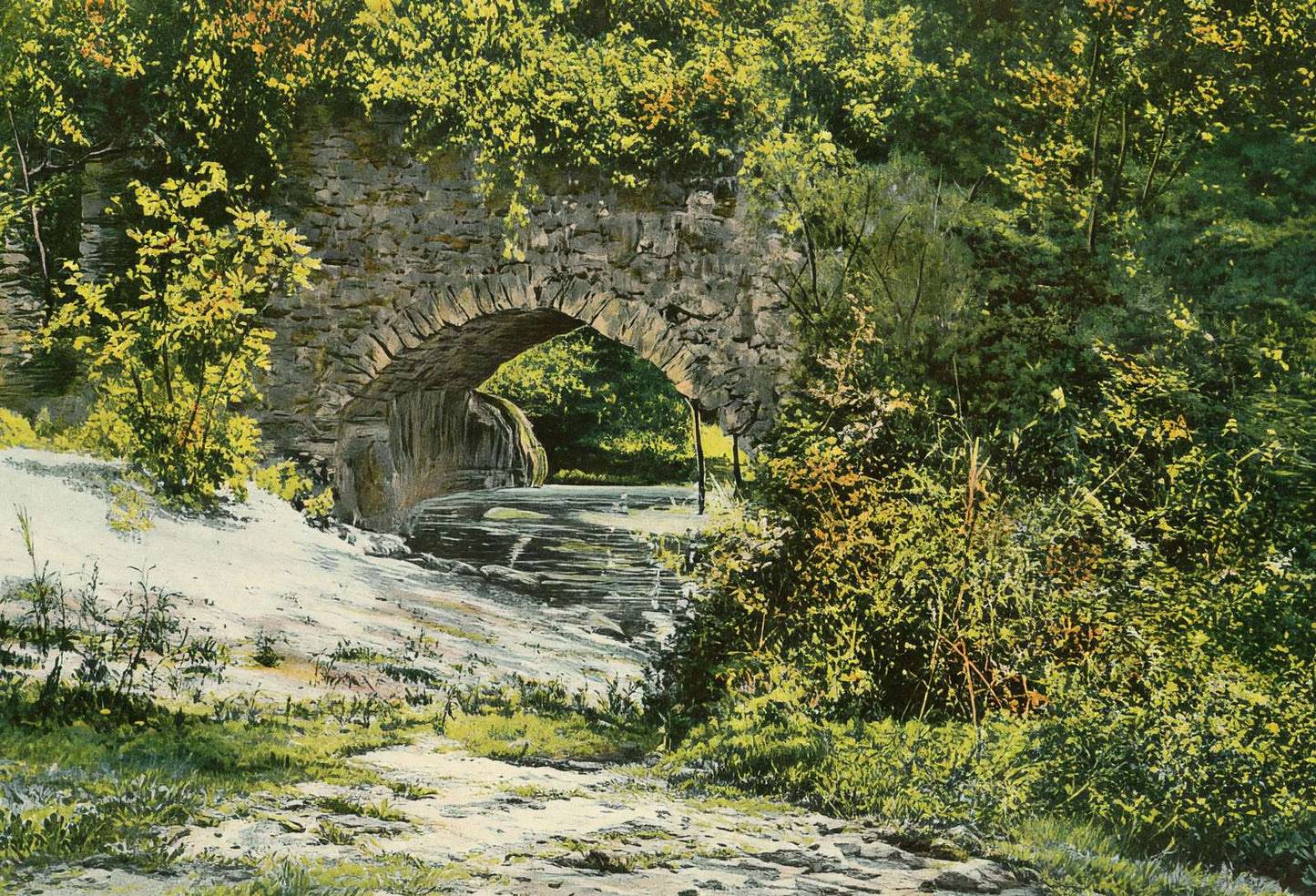 Aqueduct of San Juan Mission in 1906 Vintage Print (7 Sizes) - Retouched