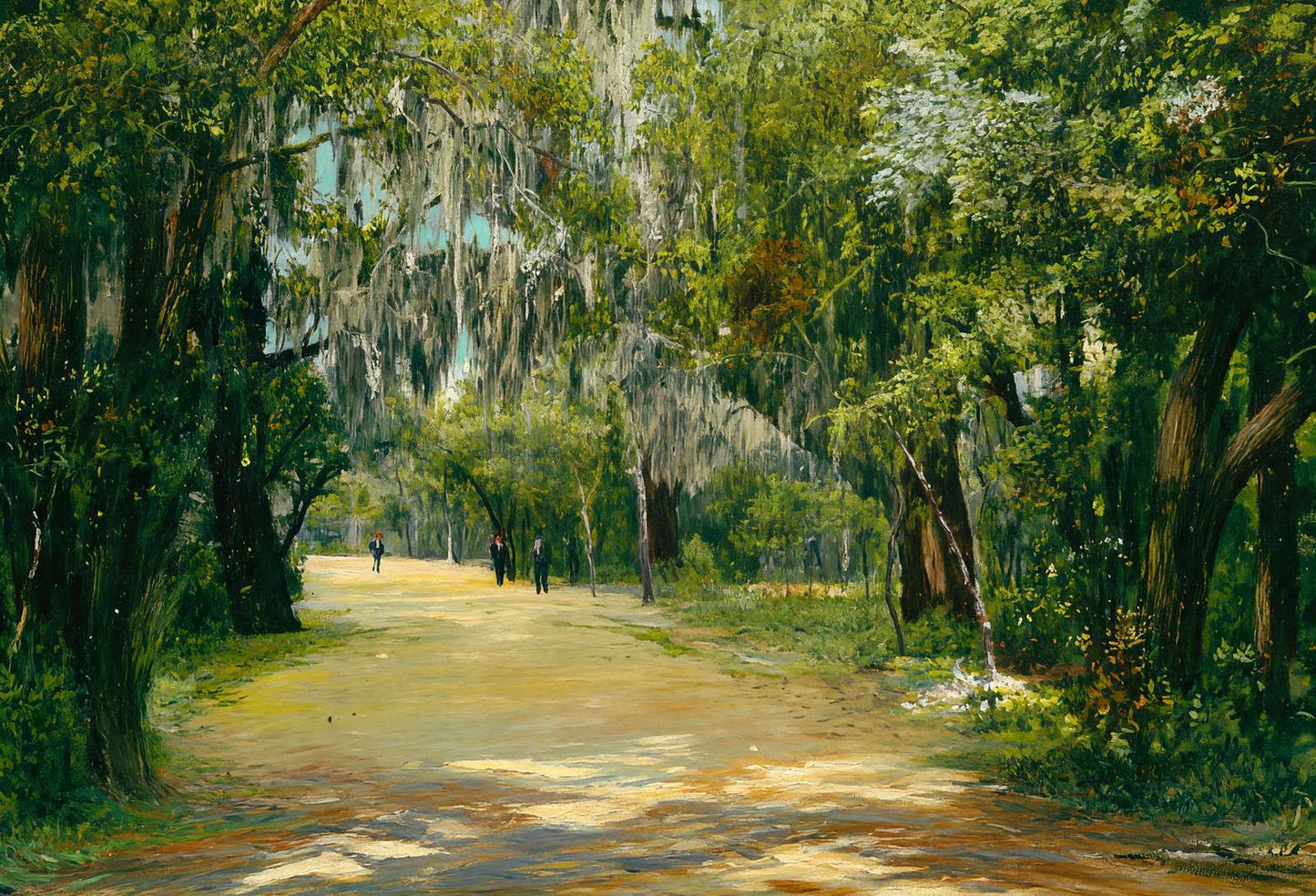 Brackenridge Park in 1905 Art Print (7 Sizes) - Premium Quality
