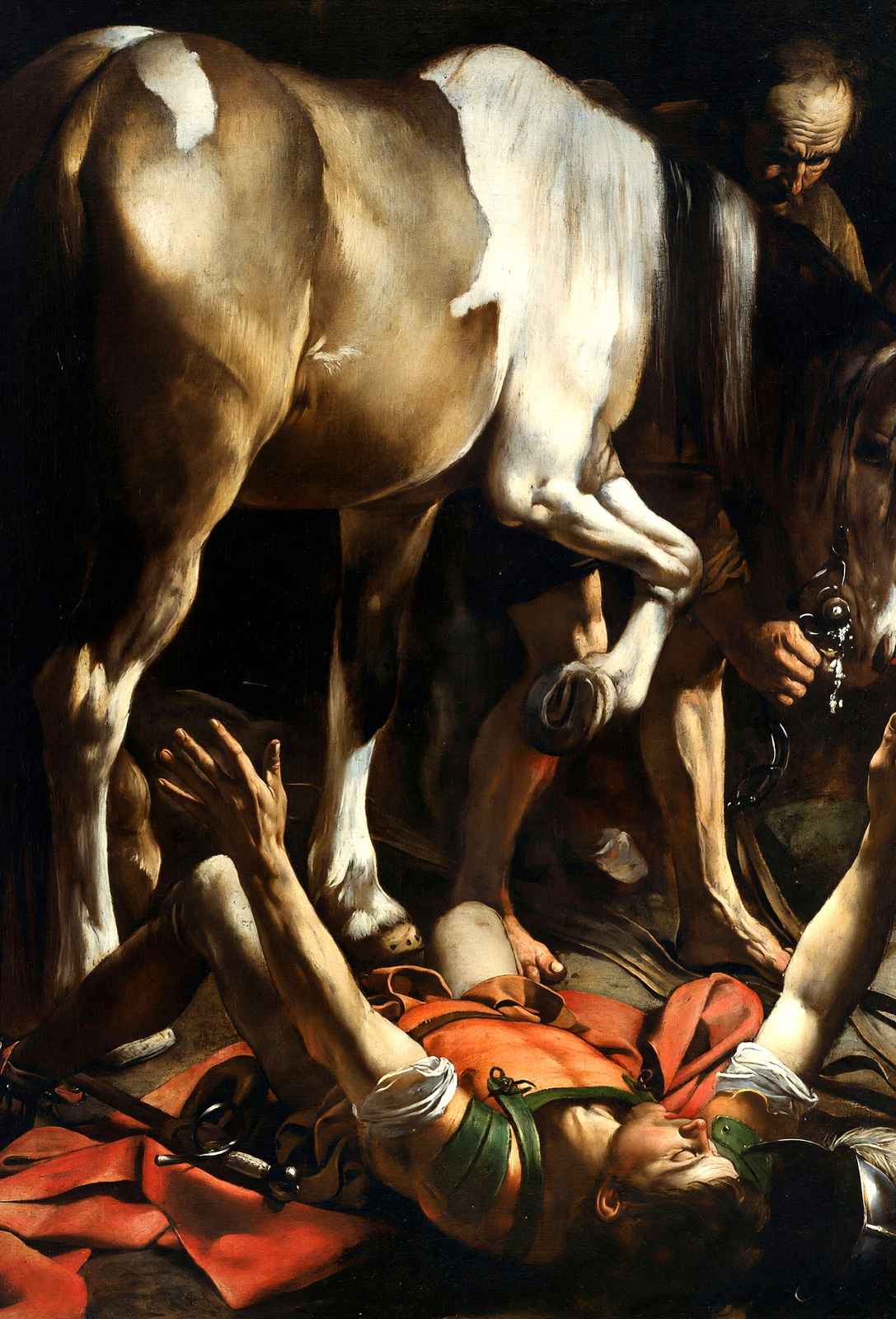 Saul's Conversion on the Way to Art Print Damascus by Caravaggio (6 Sizes)