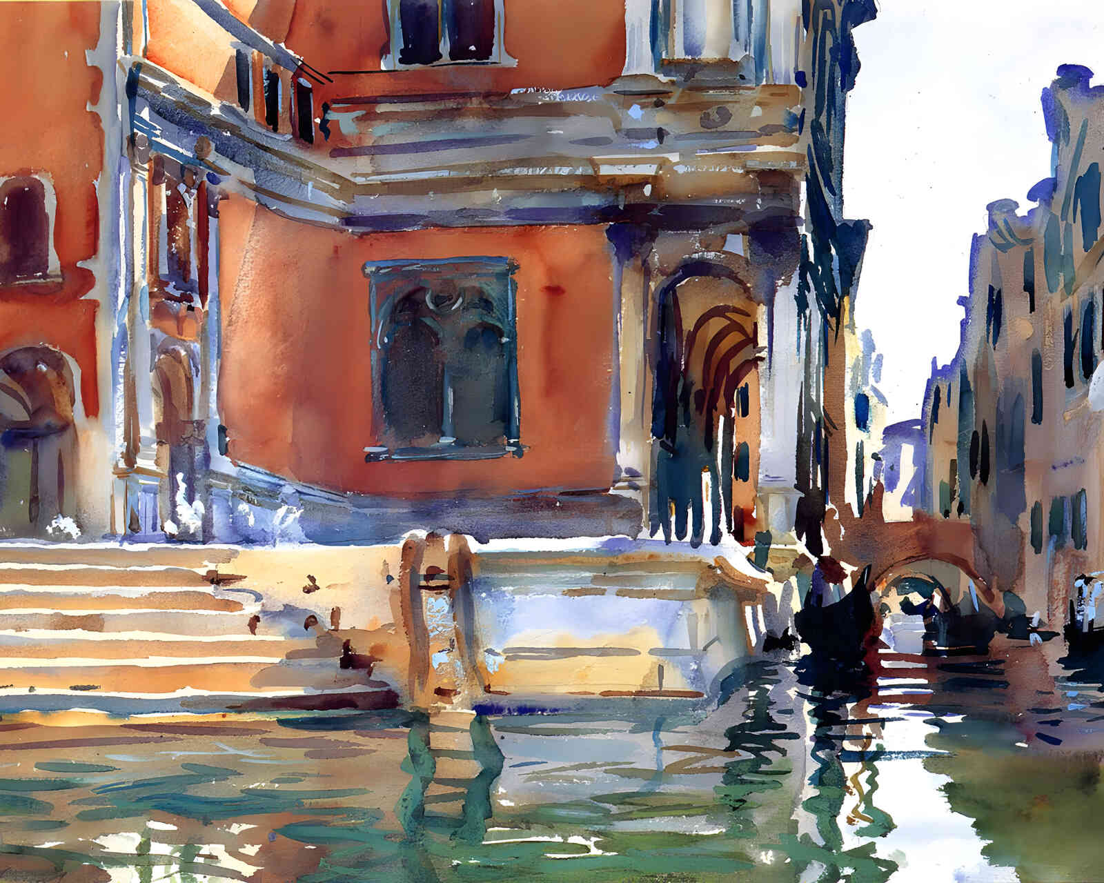 Scuola Di San Rocco 1903 Painting by John Singer Sargent 8x10" Art Print