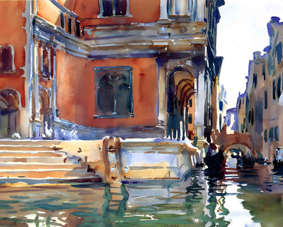 Scuola Di San Rocco 1903 Painting by John Singer Sargent 8x10" Art Print