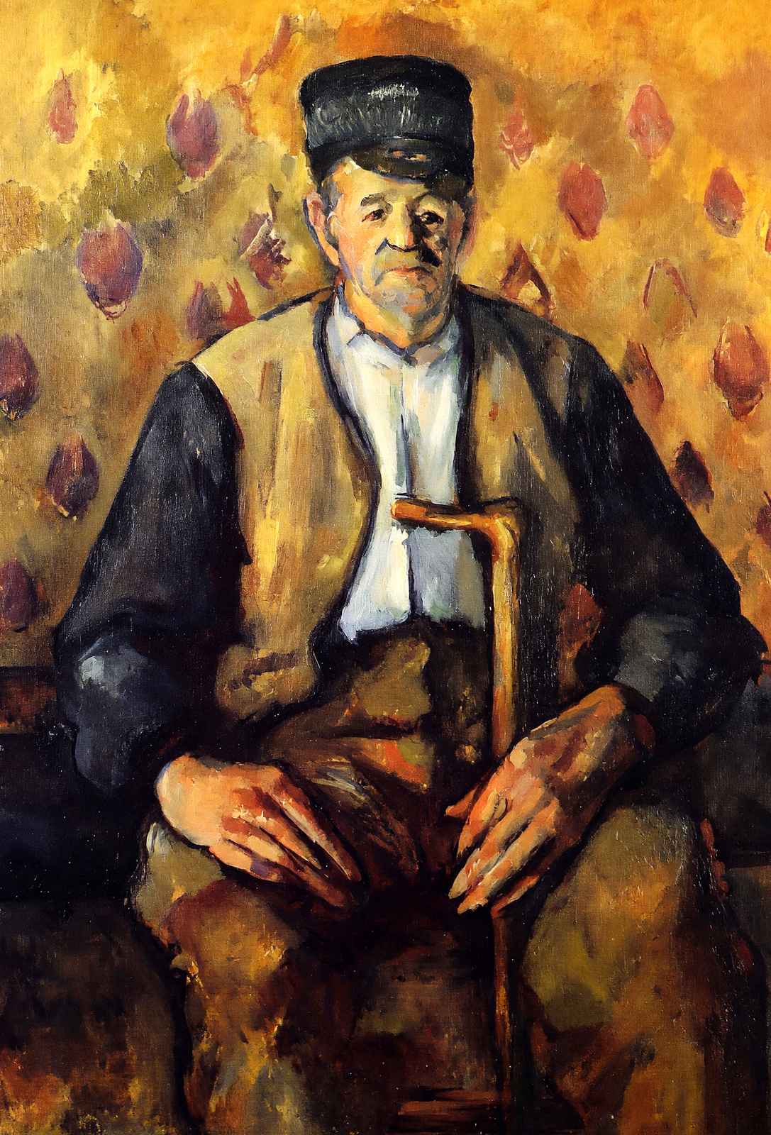 Seated Peasant 1904 Painting by Paul Cezanne Art Print (6 Sizes)