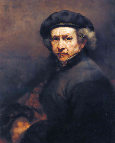 Self-Portrait () Painting by Rembrandt 8x10" Art Print (Archival Paper)
