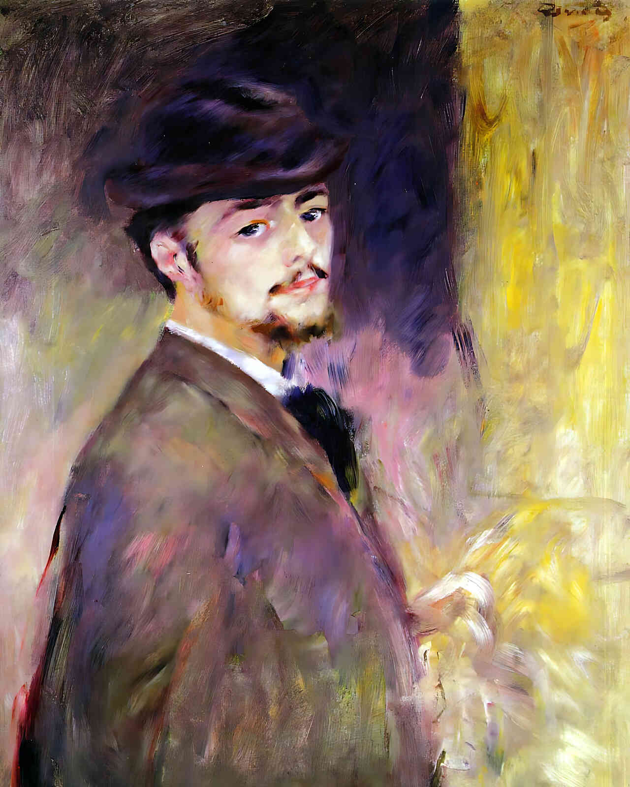 Self-Portrait at the Age of Thirty Five by Pierre-Auguste Renoir 8x10" Print