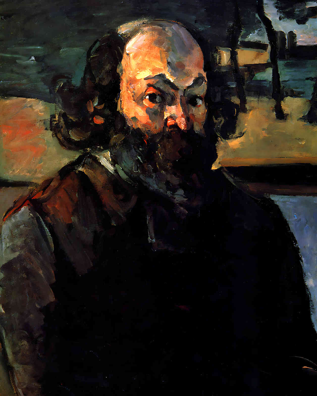 Self-Portrait () Painting by Paul Cezanne 8x10" Art Print (Archival Paper)