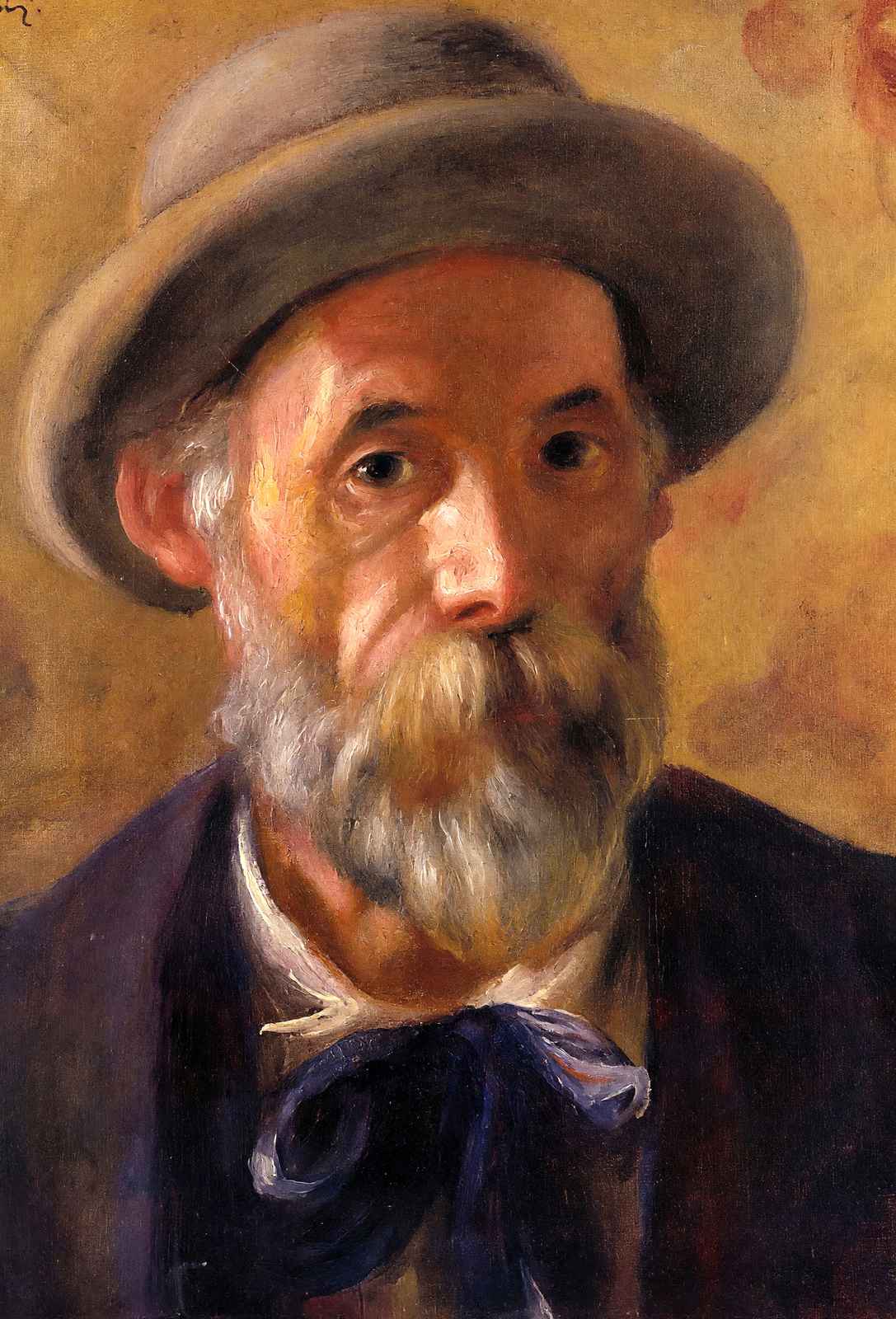 Self-Portrait 1899 Painting by Pierre-Auguste Renoir Art Print (6 Sizes)