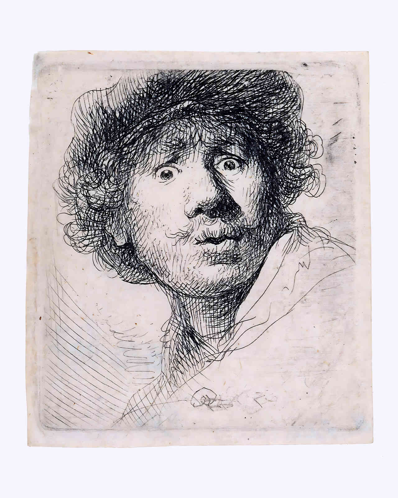 Self-Portrait () Painting by Rembrandt 8x10" Art Print (Premium Print)
