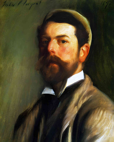 Self-Portrait 1892 Painting by John Singer Sargent 8x10" Art Print