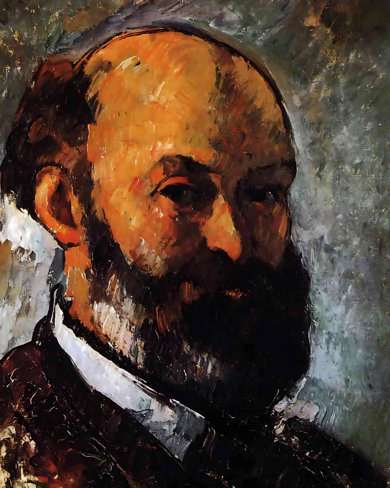 Self-Portrait Painting by Paul Cezanne 8x10" Art Print (Premium Print)