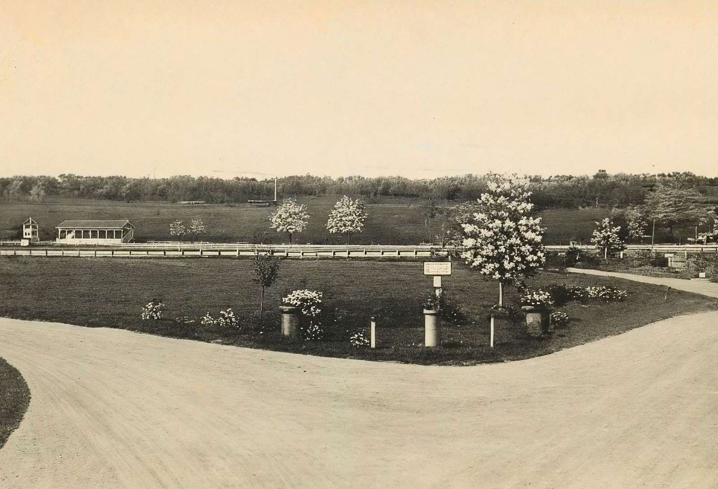 Sibley Park and Race Track Mankato MN in 1907 Vintage Print (7 Sizes)