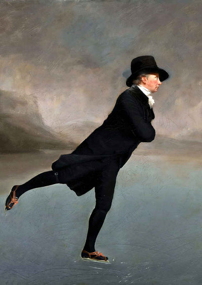 Skating Minister Art Print Painting by Reverend Robert Walker (6 Sizes)