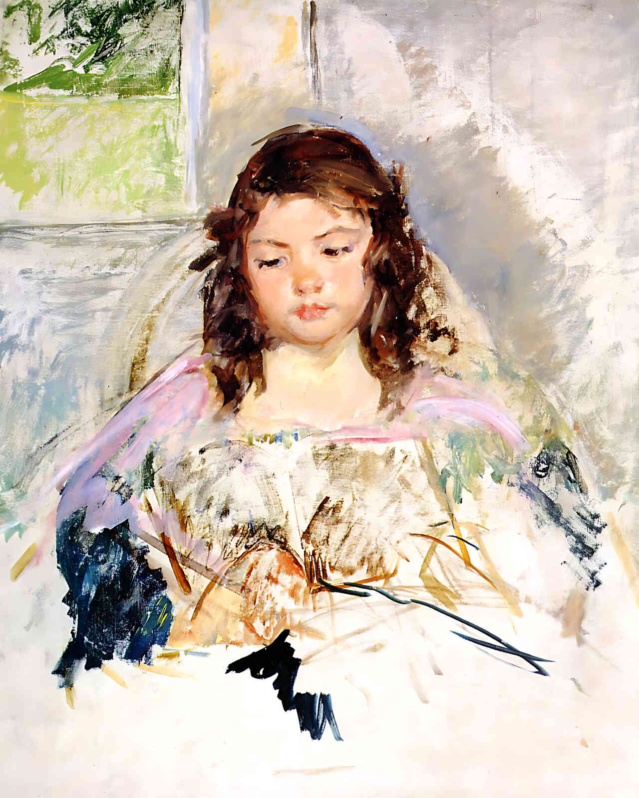 Sketch for 'Francoise in a Round Backed Chair