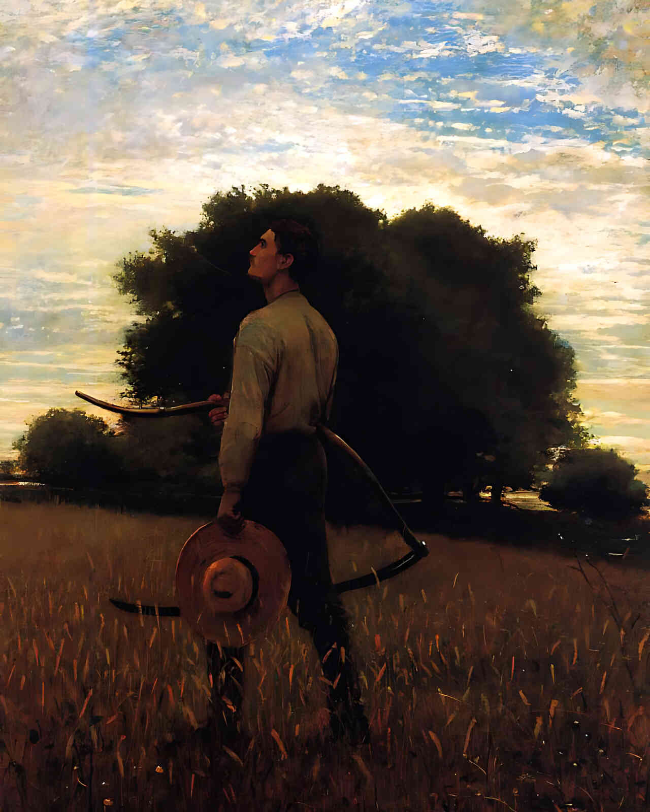 Song of the Lark (Also Known As in the Field) by Winslow Homer 8x10" Art Print