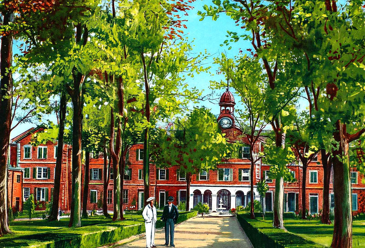 Spring Hill College Mobile Alabama in 1909 Vintage Print (7 Sizes) - Acid Free