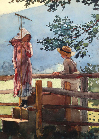 Spring Art Print 1878 Painting by Winslow Homer (6 Sizes) High Quality