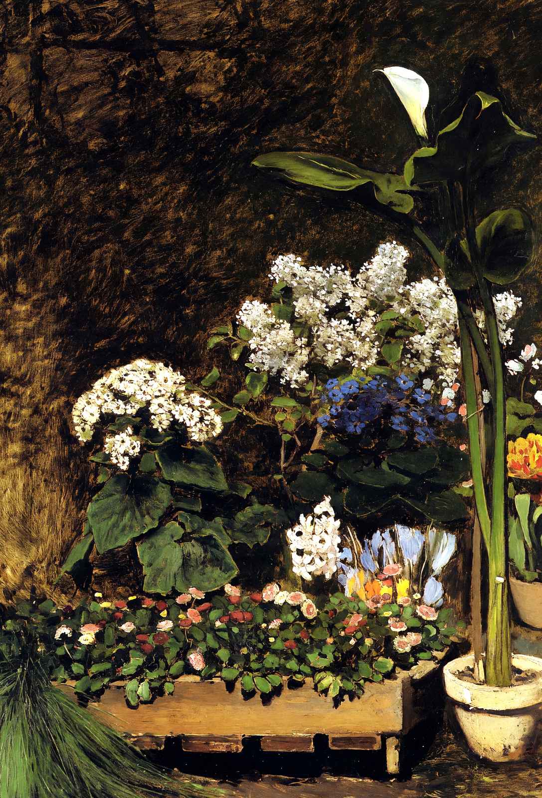 Spring Flowers Art Print 1864 Painting by Pierre-Auguste Renoir (6 Sizes)