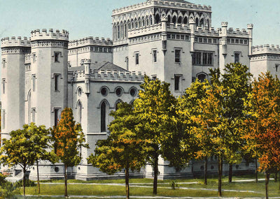 State Capitol Baton Rouge in 1906 Vintage Print (7 Sizes) - Retouched