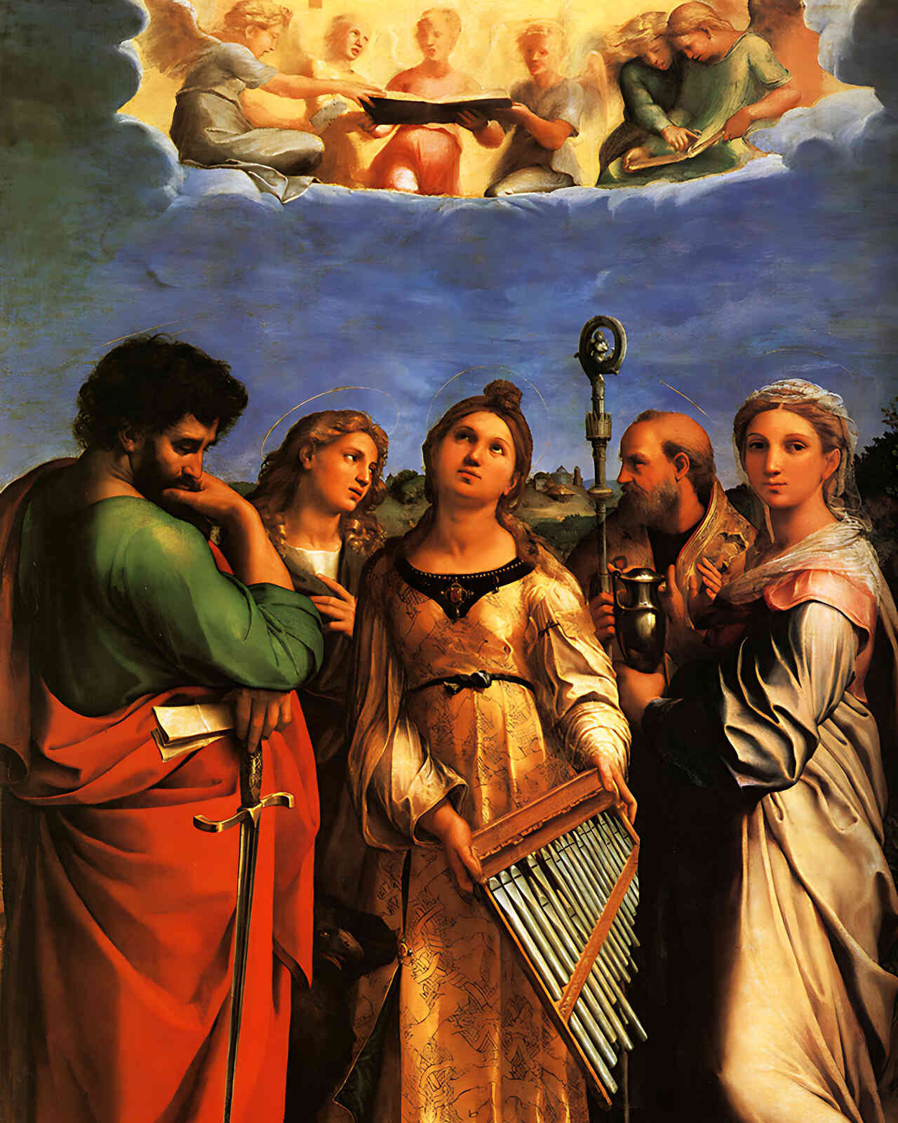 St. Cecilia with Sts. Paul