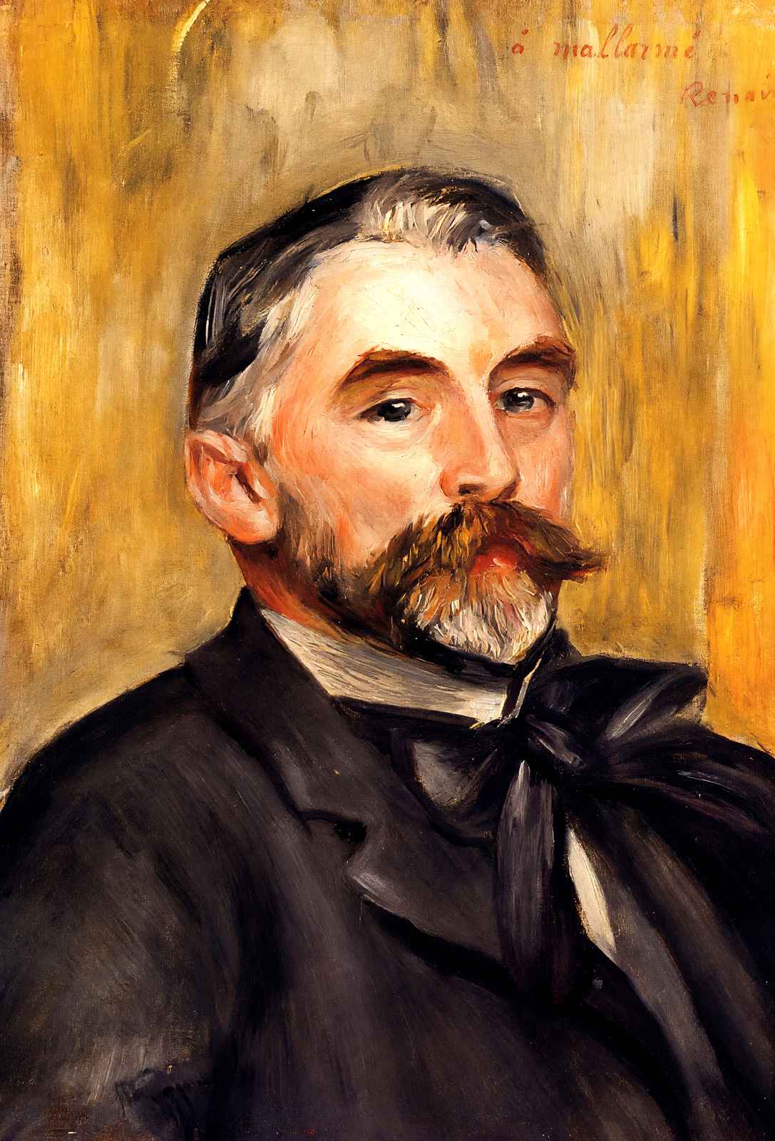 Stephane Mallarme Art Print 1892 Painting by Pierre-Auguste Renoir (6 Sizes)