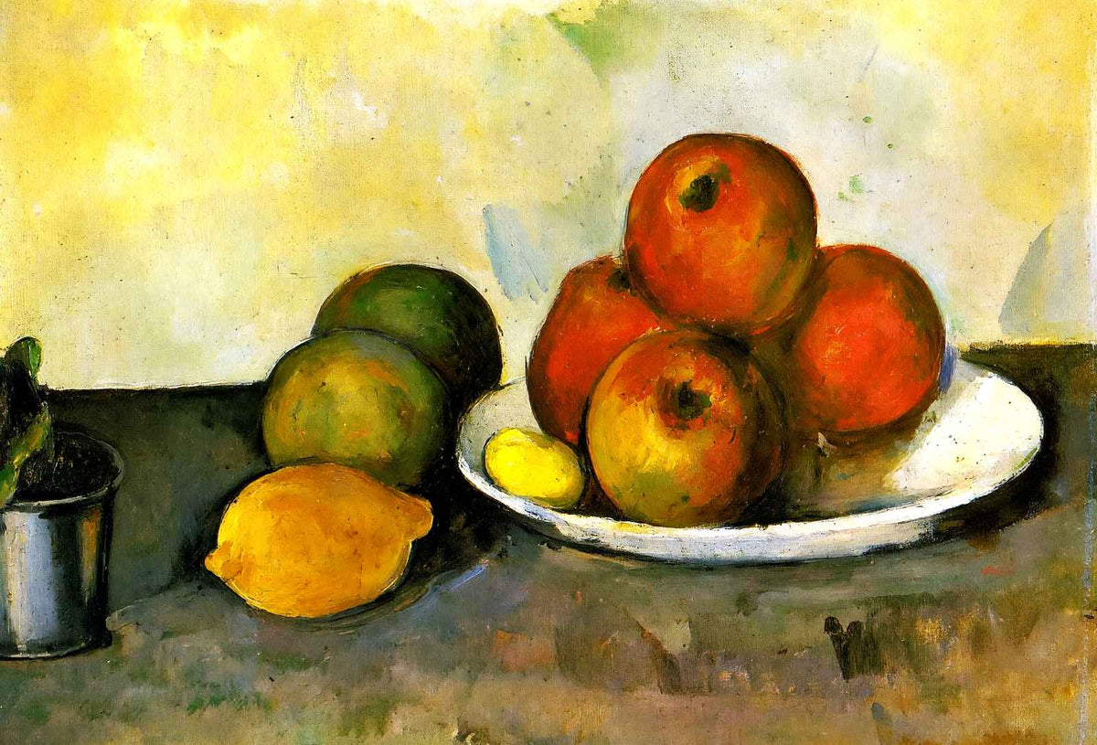 Still Life with Apples Art Print 1890 Painting by Paul Cezanne (6 Sizes)